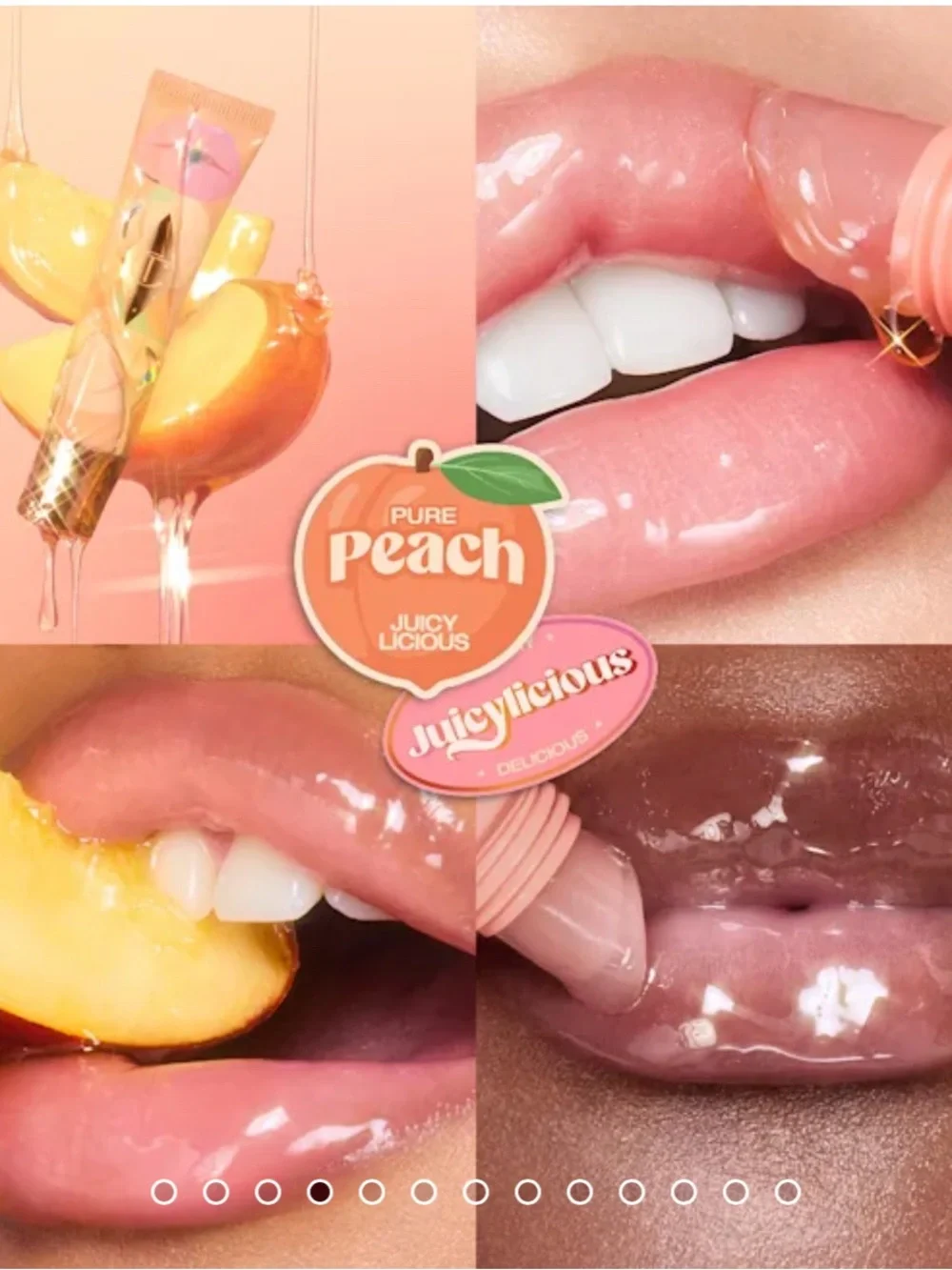 Charlotte Tilbury UNREAL LIPS HEALTHY GLOW NECTAR OIL JUICYLICIOUS PURE PEACH